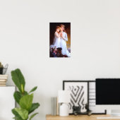 Poster Deux Filles Priant (Bureau à domicile)