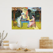 Poster : Deux Filles Victoriennes Avec Thé (Cuisine)