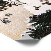 Poster Deux grues sur un pin recouvert de neige, Hiroshig (Coin)