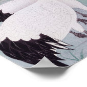 Poster Deux grues vintages (Coin)