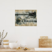 Poster Deux guitares (Cuisine)