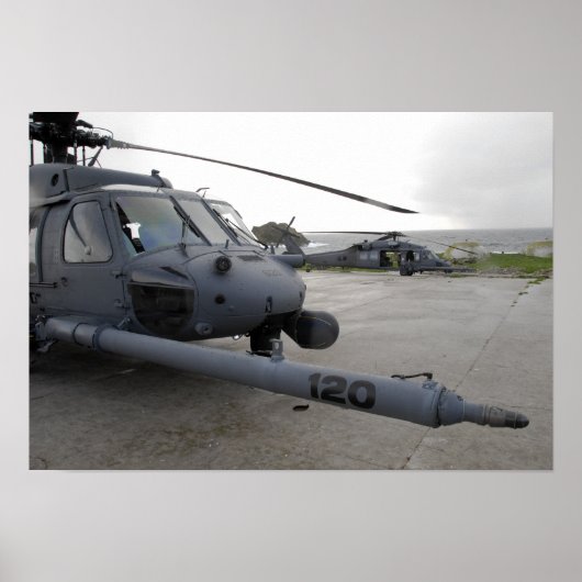 Poster Deux Hawks HH-60G Pave (Devant)