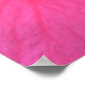 Poster Deux Hibiscus roses chauds (Coin)