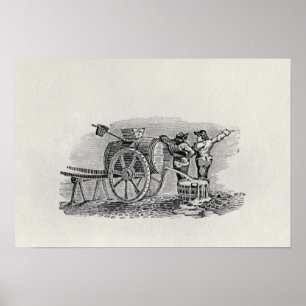 Poster Deux hommes avec un barillet