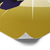 Poster Deux hommes en arts martiaux devant un (Coin)