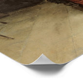 Poster Deux hommes parlent dans une taverne (Coin)