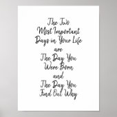 Poster Deux jours les plus importants dans votre vie Moti (Devant)