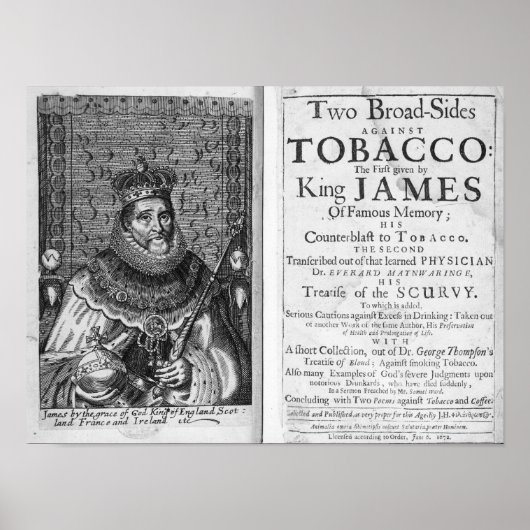 Poster 'Deux larges voix contre le tabac (Devant)