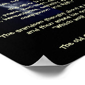 Poster Deux loups - Métaphore amérindienne (Coin)