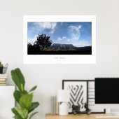 Poster deux lunes (Bureau à domicile)