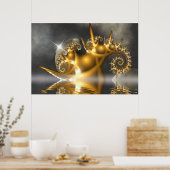 Poster Deux lunes (Cuisine)