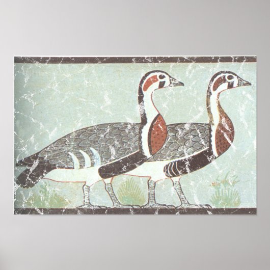 Poster Deux oies (Devant)