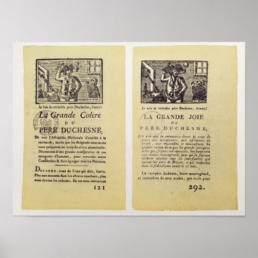 Poster Deux pages de 'La Grande Colere de Pere (Devant)