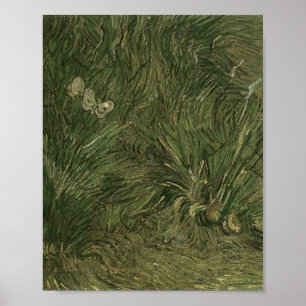Poster Deux papillons blancs, Van Gogh Fine Art