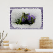 Poster Deux pensées violettes (Cuisine)