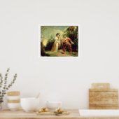 Poster Deux personnages en costume turc dans les pays de (Cuisine)