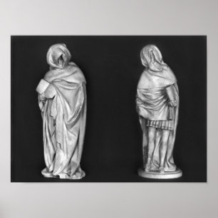 Poster Deux personnes en deuil