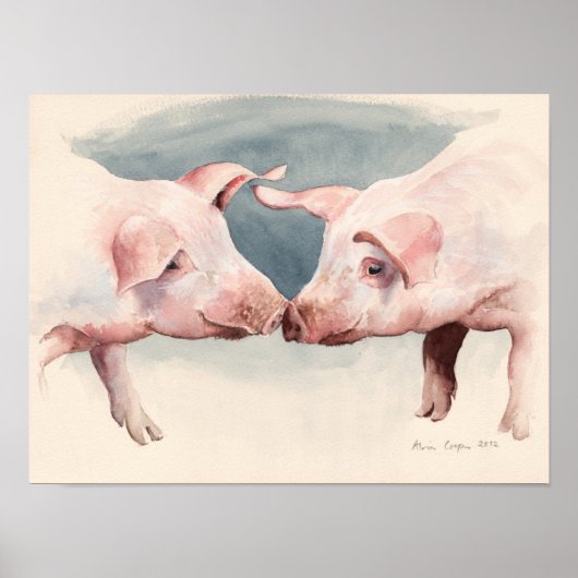 Poster Deux petites piggies 2012 (Devant)
