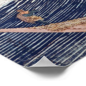 Poster Deux petits bateaux de pêche en mer (Coin)