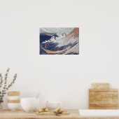 Poster Deux petits bateaux de pêche en mer (Cuisine)