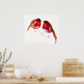 Poster Deux petits oiseaux d'encre 2014 (Cuisine)