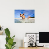 Poster Deux petits porcelets (Bureau à domicile)