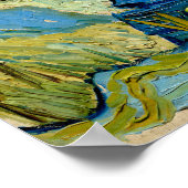 Poster Deux peupliers dans les Alpilles - Vincent van Gog (Coin)