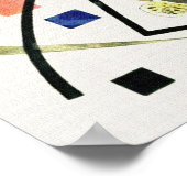 Poster Deux points noirs - Kandinsky (Coin)