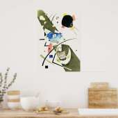 Poster Deux points noirs - Kandinsky (Cuisine)