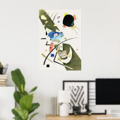 Poster Deux points noirs - Kandinsky (Bureau à domicile)