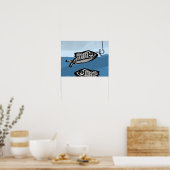 Poster Deux poissons (Cuisine)