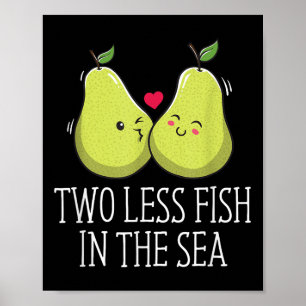 Poster Deux Poissons De Moins Dans La Mariée Mariage De L