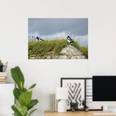 Poster Deux Pour La Joie - Des Épies Sur Un Mur (Bureau à domicile)