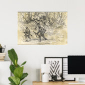 Poster Deux pour le flanc gauche (Bureau à domicile)