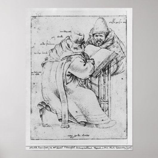 Poster Deux rabbins (Devant)