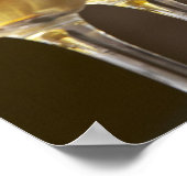 Poster deux rangées de verres de dégustation de vin avec  (Coin)