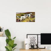 Poster Deux réglages anglais dans un champ - Arthur Wardl (Bureau à domicile)