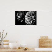 Poster deux roses (Cuisine)