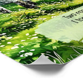 Poster Deux routes ont été déviées dans un bois, (Coin)