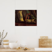 Poster Deux sacs et une bouteille par Vincent van Gogh (Cuisine)