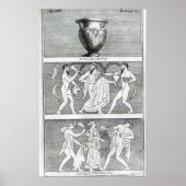 Poster Deux scènes d'un vase étrusque (Devant)