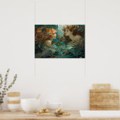 Poster Deux sirènes qui parlent (Cuisine)