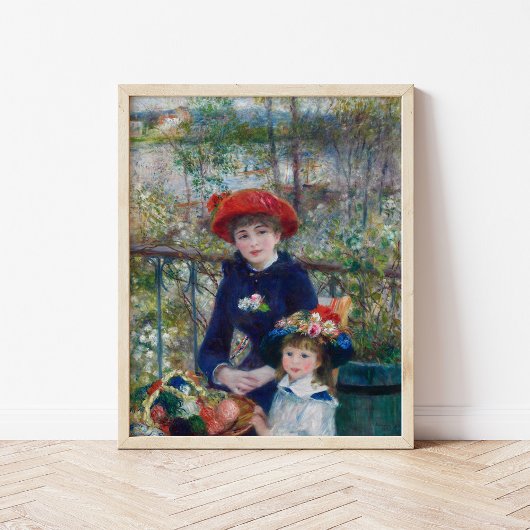 Poster Deux Soeurs (En Terrasse) | Renoir