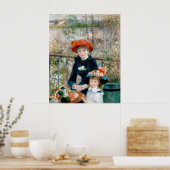 Poster Deux Soeurs - Renoir Impressionniste (Cuisine)