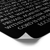 Poster Deux sont meilleurs qu'un Ecclésiaste 4:9 Mariage (Coin)