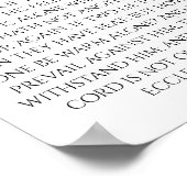 Poster Deux sont meilleurs qu'un Ecclésiaste 4:9 Mariage (Coin)