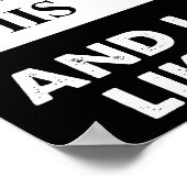 Poster Deux sortes d'affiche drôle de haine (Coin)