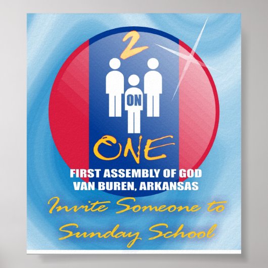 Poster Deux sur un (Devant)