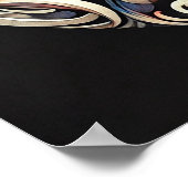 Poster Deux têtes de cheval se faisant face (Coin)