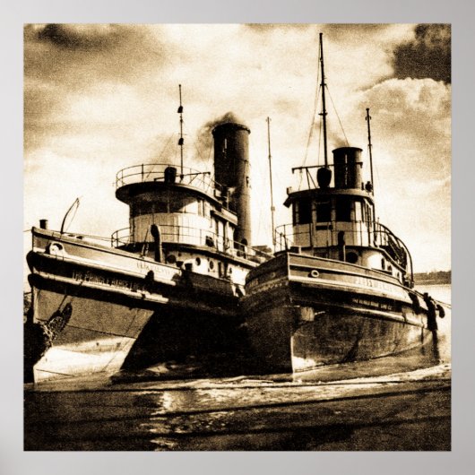 Poster Deux toupies (Devant)